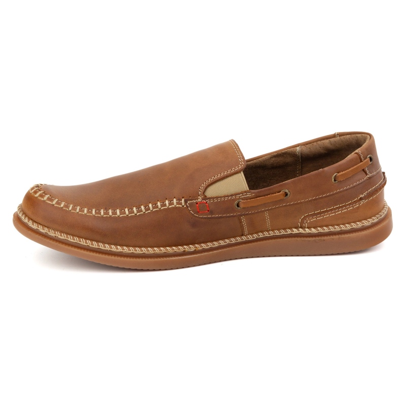 Olivier Mocasines masculinos slip -on 314gt camello marrón 1