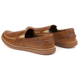 Olivier Mocasines masculinos slip -on 314gt camello marrón 6