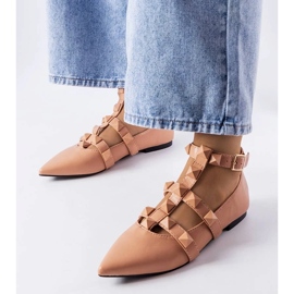 D/GMR Bailarinas beige con espectacular cierre Blur 1 D/GMR Bailarinas beige con espectacular cierre Blur 1