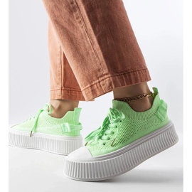 D/GMR Zapatillas verdes con parte superior elástica de Jardine 3
