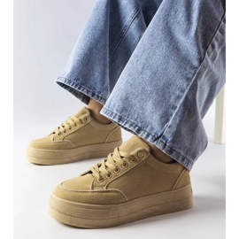 D/GMR Zapatillas beige con plataforma de Amathymes 2