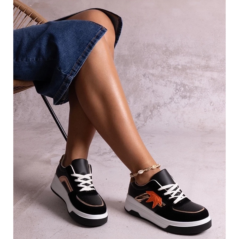 D/GMR Zapatillas deportivas en ante ecológico negras de Kollins negro 2 D/GMR Zapatillas deportivas en ante ecológico negras de Kollins negro 2