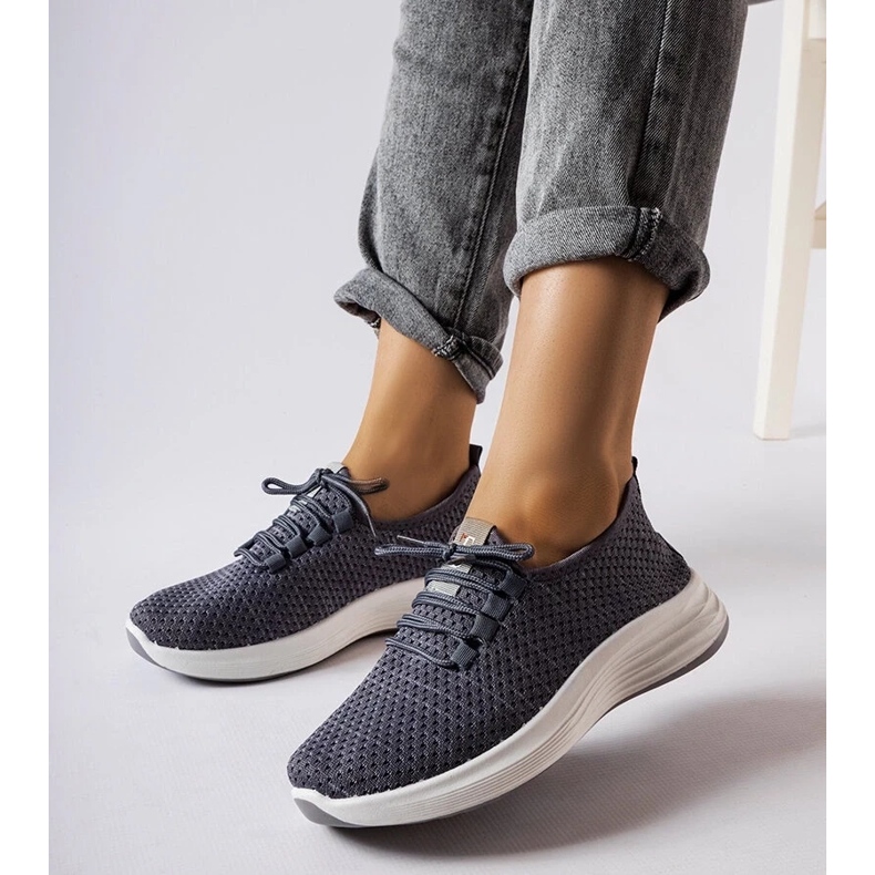 D/GMR Zapatillas de tela grises de Tommaso 2 D/GMR Zapatillas de tela grises de Tommaso 2