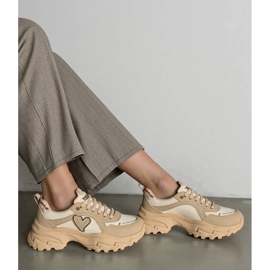 Zapatillas de deporte femeninas solara khaki beige 4