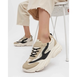 Zapatillas de zapatillas de zapatillas zenna femeninas beige 1