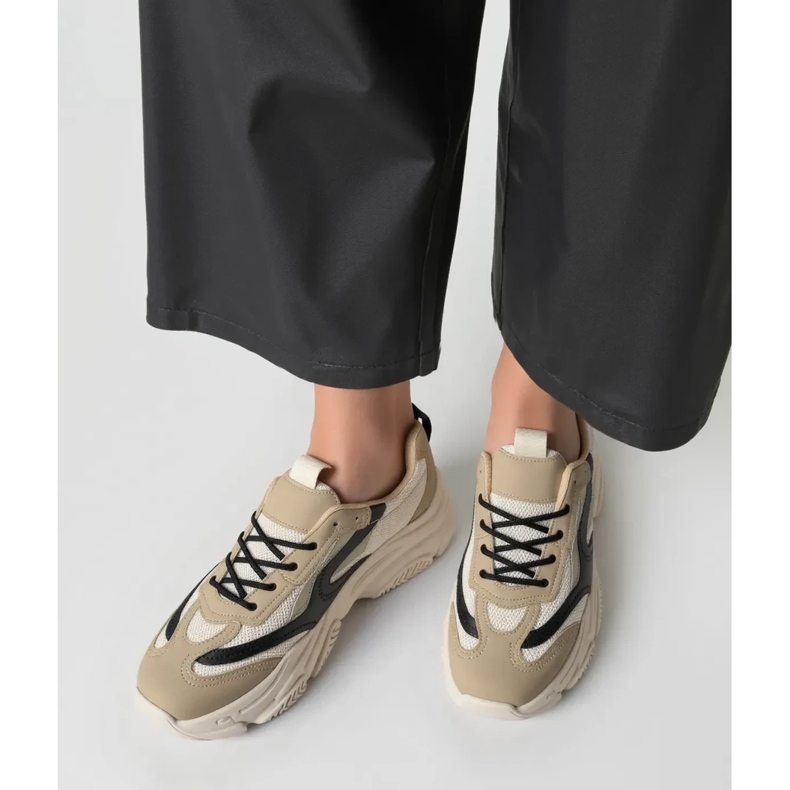 Zapatillas de zapatillas de zapatillas zenna femeninas beige 2