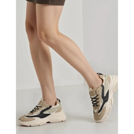 Zapatillas de zapatillas de zapatillas zenna femeninas beige 3