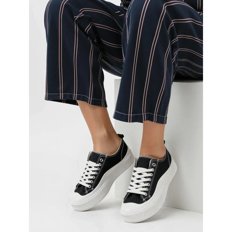 Zapatillas de deporte para mujeres negras negro 2 Zapatillas de deporte para mujeres negras negro 2