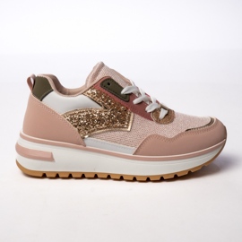 Zapatillas de deporte para mujeres rosa rosado 1