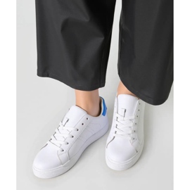 Zapatillas de mujer azules blanco 3
