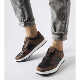 D/GMR Zapatillas Jacqueline marrones y negras. marrón 1