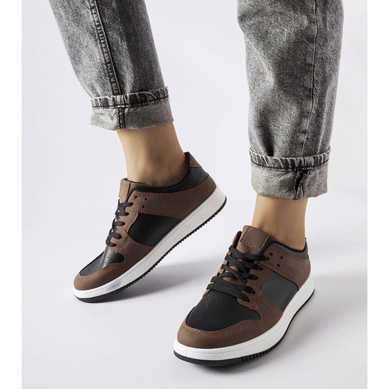 D/GMR Zapatillas Jacqueline marrones y negras. marrón 1