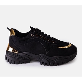 D/GMR Zapatillas negras con detalles dorados de Lodgeville. negro 4