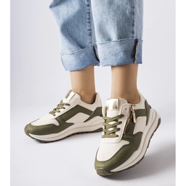 D/GMR Zapatillas Cecchi blancas y verdes blanco 1
