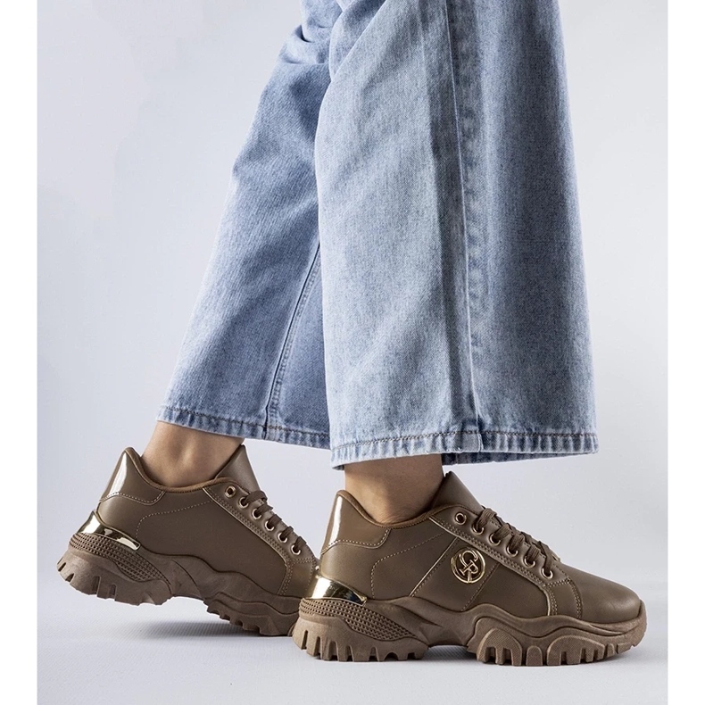 D/GMR Zapatillas marrones con suela maciza de Arpaia. marrón 2