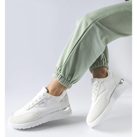 D/GMR Zapatillas de tela blancas de Geraldino blanco 3