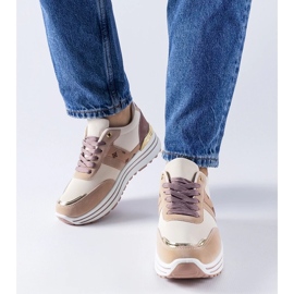 D/GMR Zapatos con plataforma Provinciale rosa y beige rosado 4