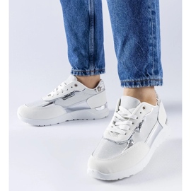 D/GMR Zapatillas con purpurina blancas de Roganzuolo blanco 1