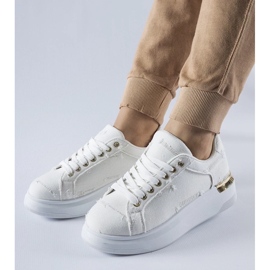 D/GMR Zapatillas blancas con plataforma Osson. blanco 3
