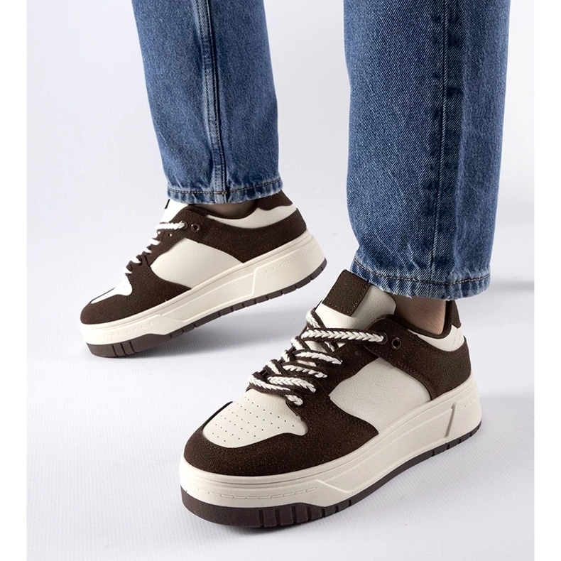 D/GMR Zapatillas marrones con plataforma Crim. marrón 1