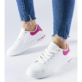 D/GMR Zapatillas Leland blancas y rosas blanco 2