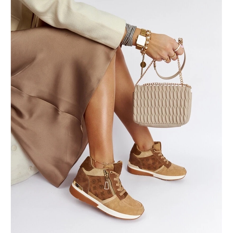 D/GMR Zapatillas cuña Knoxville marrones marrón 1