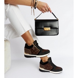 D/GMR Zapatillas Knoxville negras con cuña negro 1