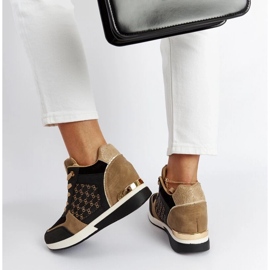 D/GMR Zapatillas cuña Castañas negras negro 2 D/GMR Zapatillas cuña Castañas negras negro 2