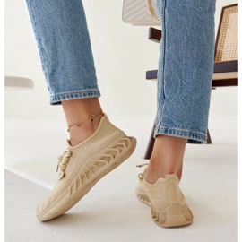 D/GMR Zapatillas de tela beige de Weekley 5