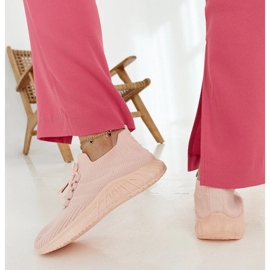 D/GMR Zapatillas de tela rosa de Ornella rosado 5