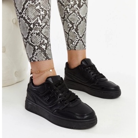 D/GMR Zapatillas Mentha negras con plataforma negro 3