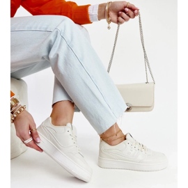 D/GMR Zapatillas beige con plataforma Mentha. 2