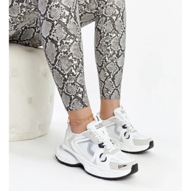 D/GMR Zapatillas blancas con suela jacobina maciza. blanco 2