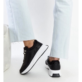 D/GMR Zapatillas Taima negras con plataforma negro 4