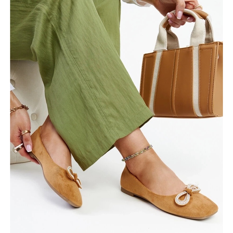 D/GMR Bailarinas marrones con lazo de Gaillou 2 D/GMR Bailarinas marrones con lazo de Gaillou 2