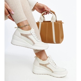 D/GMR Deportivas cuña Hermina beige 3