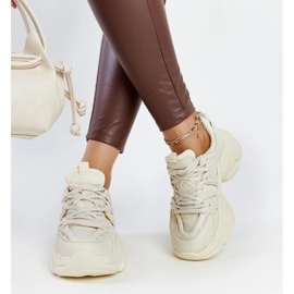 D/GMR Zapatillas deportivas beige claro de Feaven 4