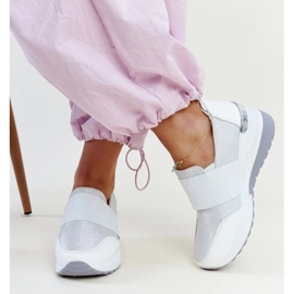 D/GMR Zapatillas cuña Kallay blancas blanco 4