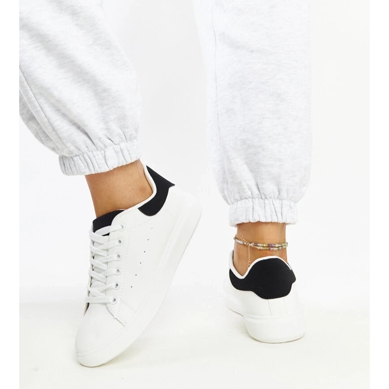 D/GMR Zapatillas de deporte en blanco y negro en la plataforma Ariam 2 D/GMR Zapatillas de deporte en blanco y negro en la plataforma Ariam 2
