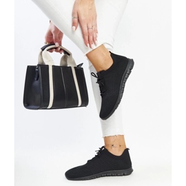D/GMR Zapatillas Mairago de tela negra. negro 3