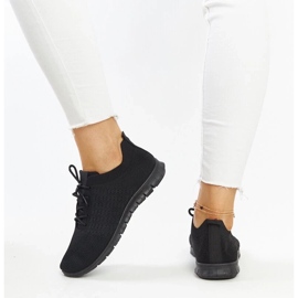 D/GMR Zapatillas Mairago de tela negra. negro 4