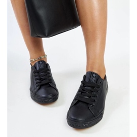 D/GMR Deportivas ecopiel negras Luz negro 2