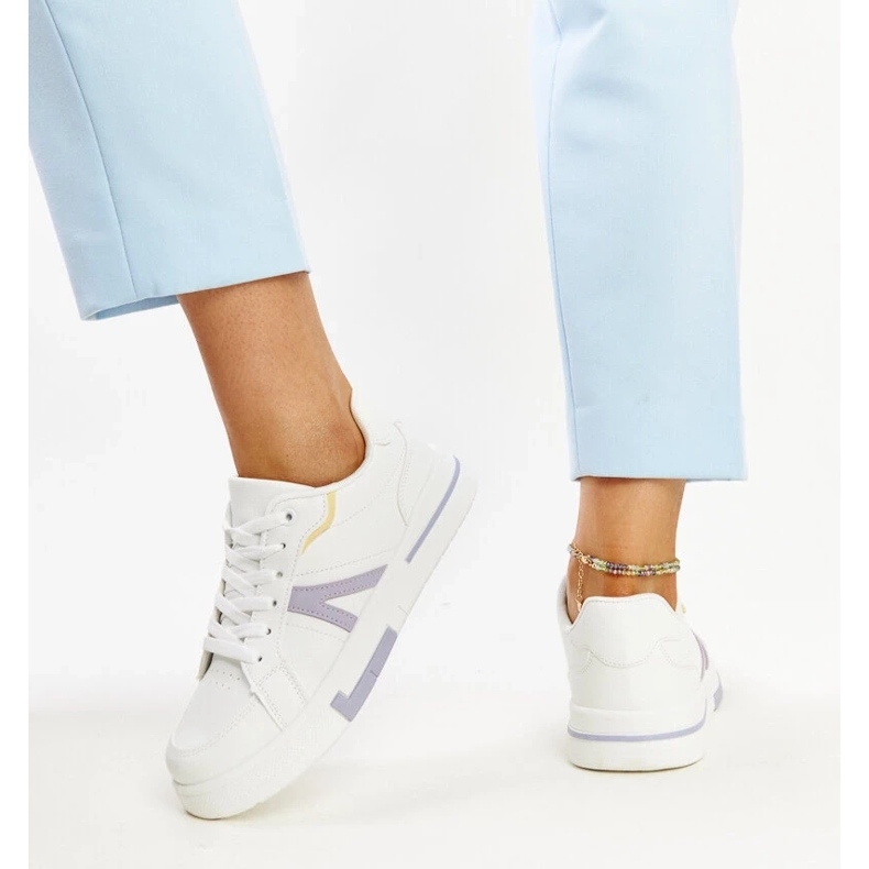 D/GMR Zapatillas blancas con color Zorica. blanco 2 D/GMR Zapatillas blancas con color Zorica. blanco 2