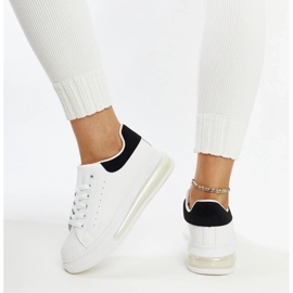 D/GMR Zapatillas blancas con suela alta Zrina. blanco 4
