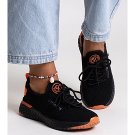Deportivas de mujer Cross Jeans de tejido negro 4