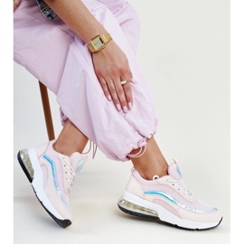 Zapatillas rosas con holograma Jelek. rosado 3