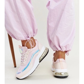 Zapatillas rosas con holograma Jelek. rosado 6