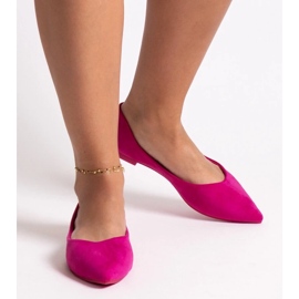 Bailarinas con puntera puntiaguda Mays rosado 3