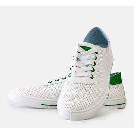 Zapatillas de zapatillas de zapatillas blancas para mujeres -zapatillas de deporte blanco 4