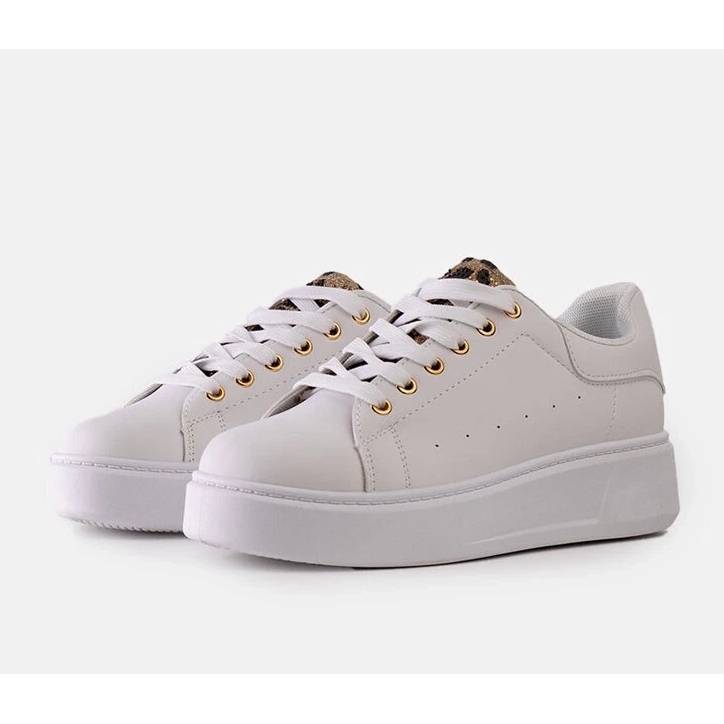 D/CEO Zapatillas blancas con llamativo adorno Asmait. blanco 1